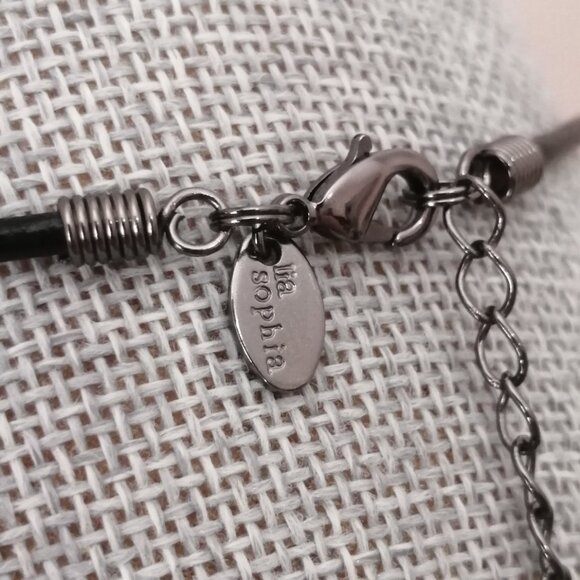 Lia Sophia "Seaside" Statement Necklace, Genuine Mother-of-Pearl - Picture 8 of 10